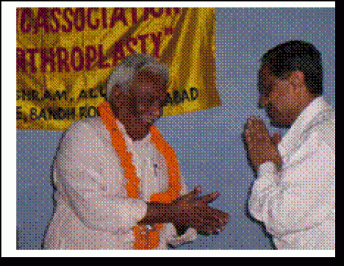 Prof. R. C. Gupta with Dr. Bhasker Banerji